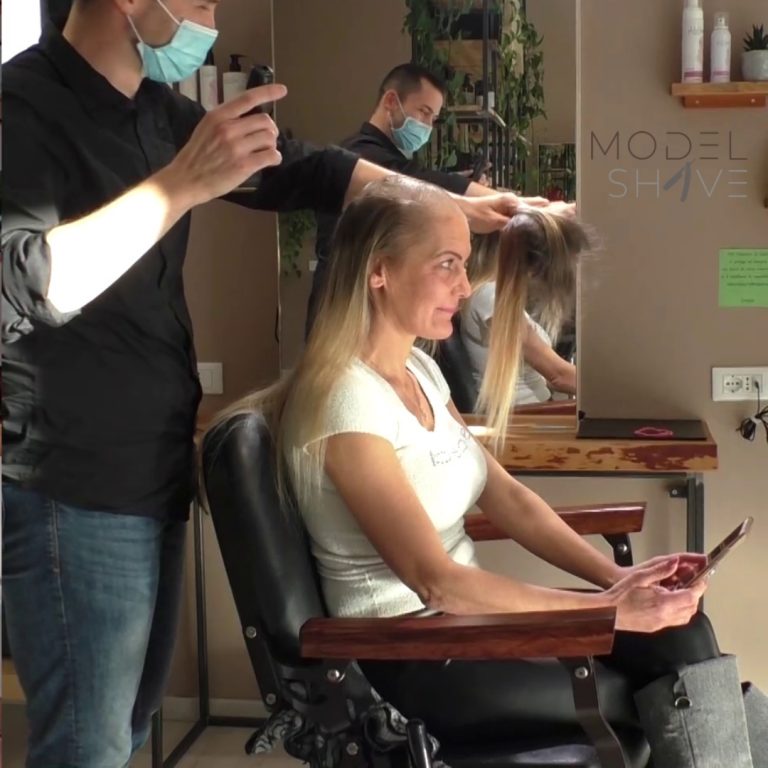 salon head shave video salon head shave video